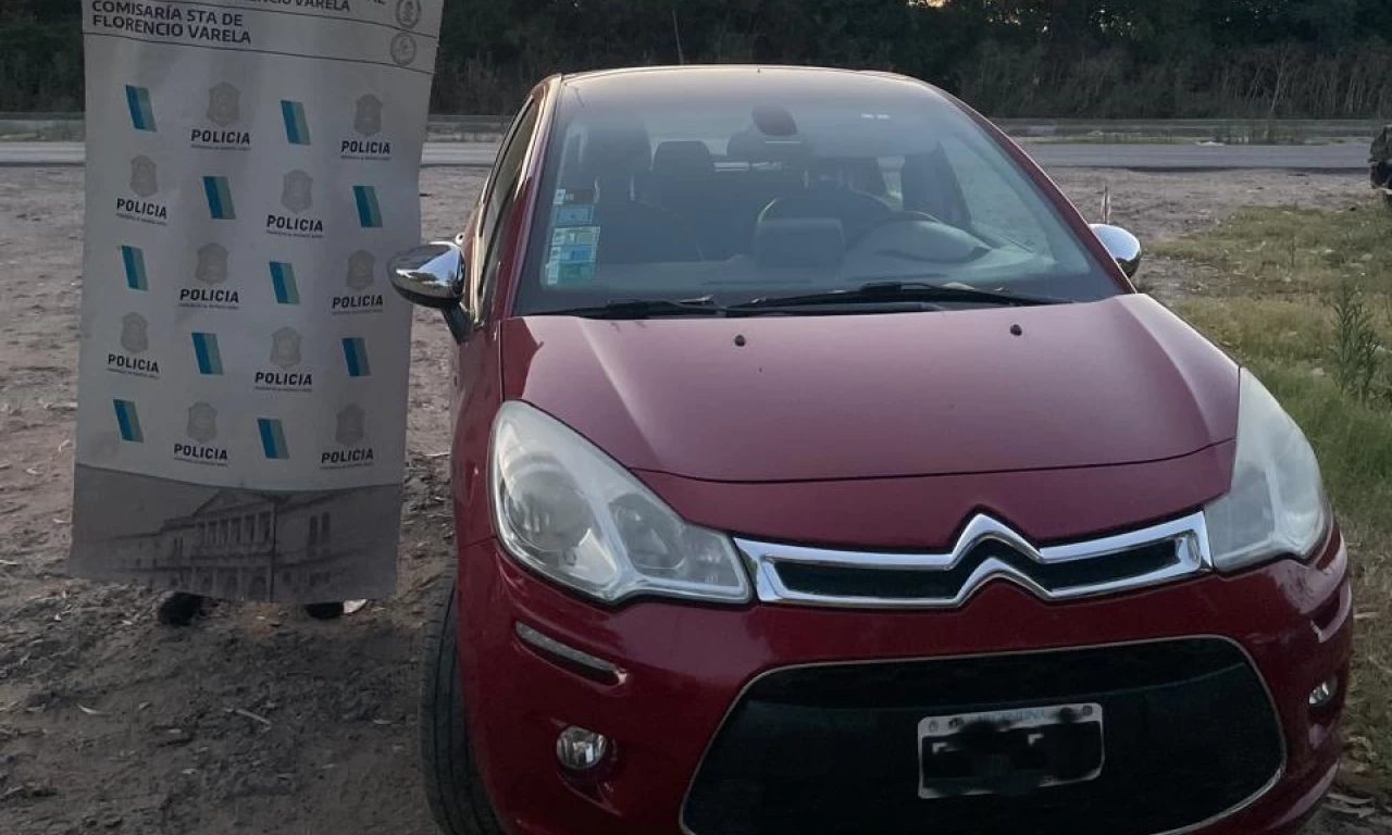 Secuestro de vehículo tras alerta del Anillo Digital en Florencio Varela