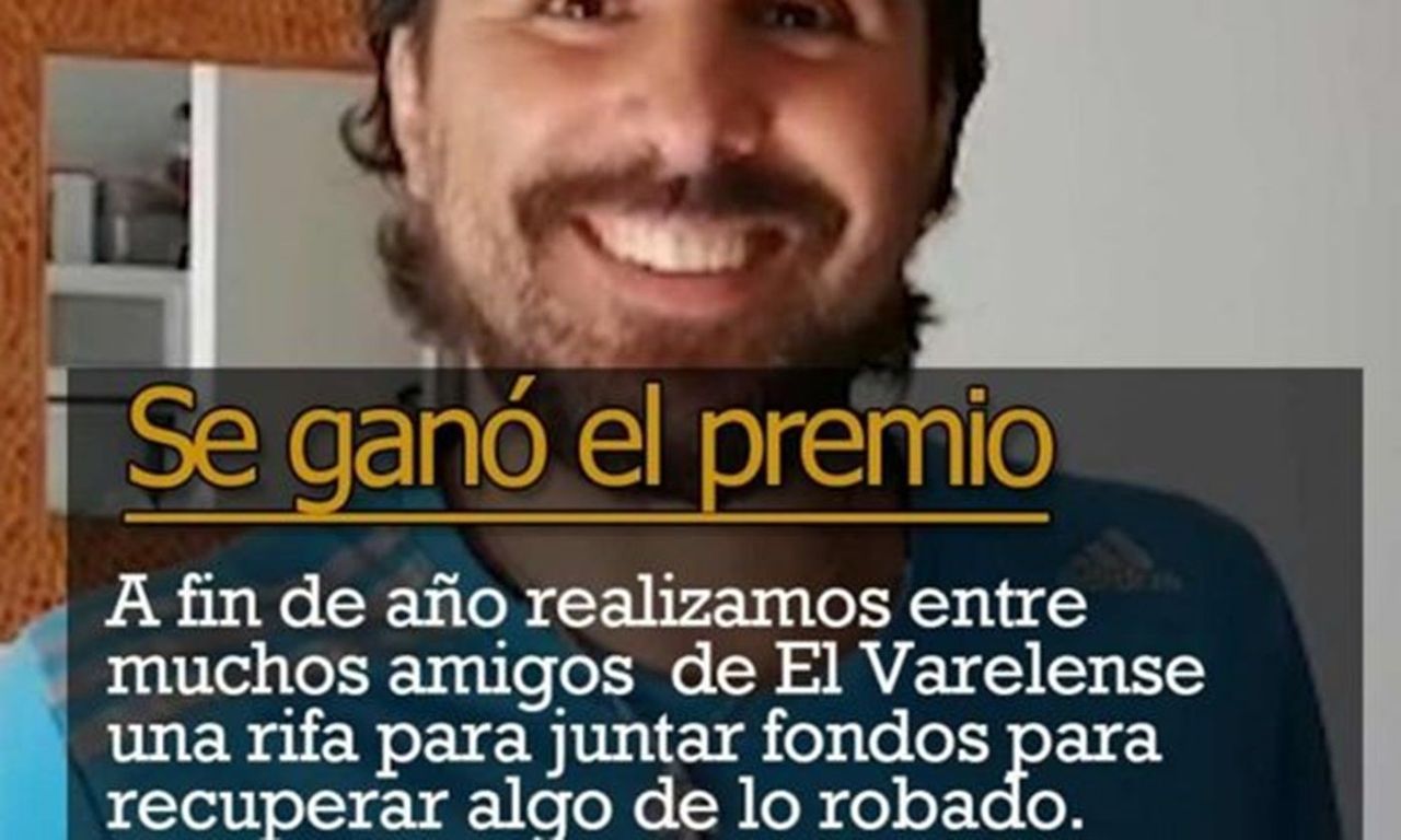 El ganador ya recibió el premio de nuestra rifa