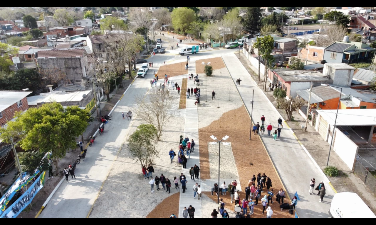 Urbanización en el Barrio 9 de Julio: Andrés Watson y Gabriel Katopodis presentan cambios en la zona