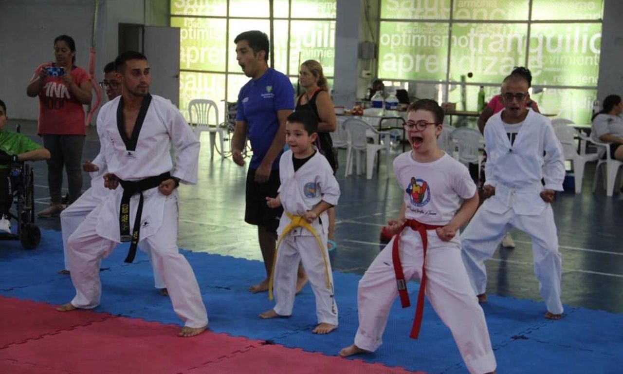 Parataekwondo en el Polideportivo Municipal “La Patriada”