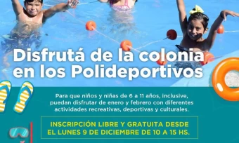 ¡Verano para todas las infancias! Arranca la inscripción a las colonias municipales gratuitas