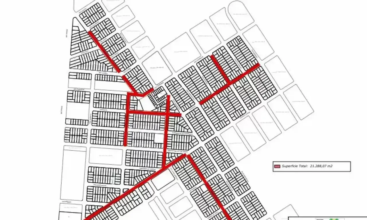 Plan de pavimentación para mejorar la conectividad en Villa Mónica Nueva