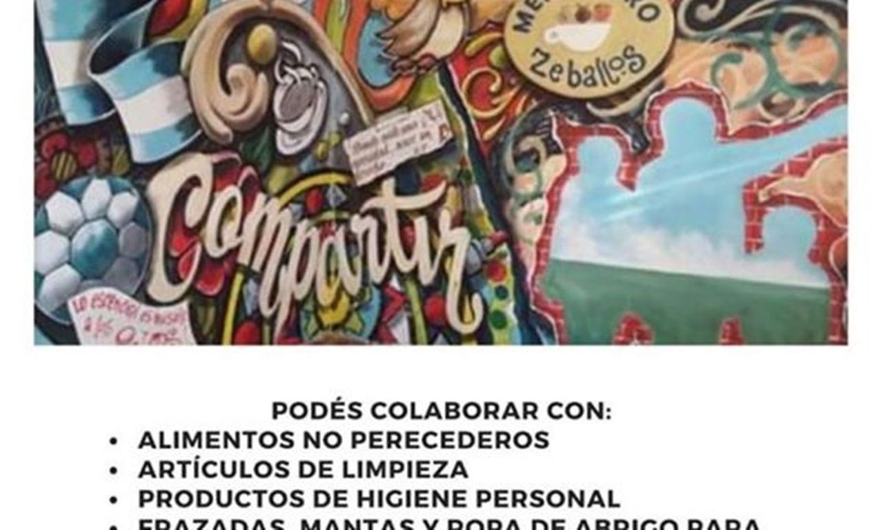 El Merendero - Zeballos inicia una colecta solidaria