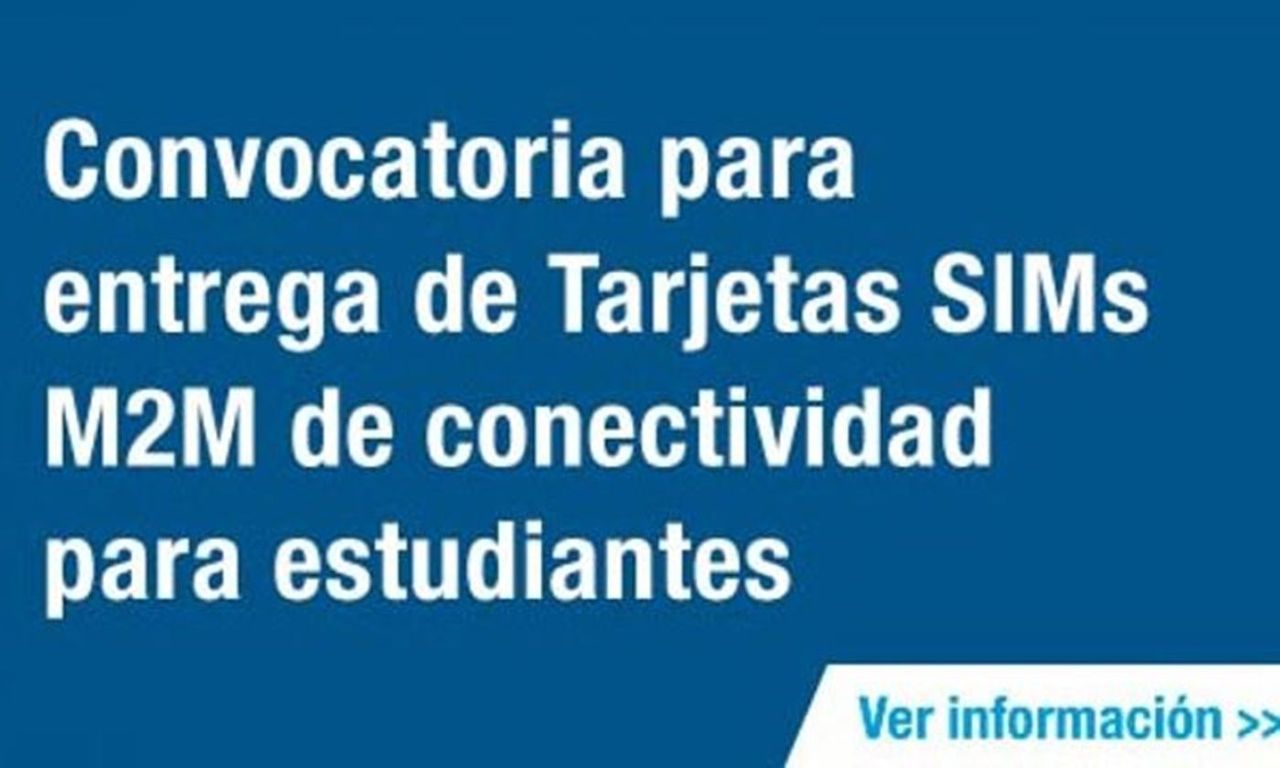 Extensión de Convocatoria para entrega de Tarjetas SIMs M2M 